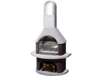 Buschbeck Milano kerti grillezőkemence fehér-barna Buschbeck Milano kerti grillezőkemence fehér-barna