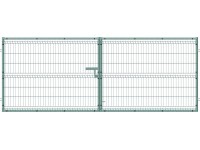 Kapu ipari kétszárnyú horganyzott 300 cm x 153 cm szürke