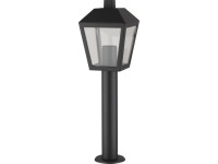 Kültéri talpas lámpa Vigevano alumínium présöntvény fekete