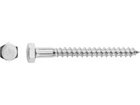 SW19 hatlapfejű facsavar,fehér horganyzott 12 mm x 160 mm - súlyra