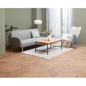 Shiny dohányzó asztal fém lábak MDF asztallap 110x60x45 cm - teherbírás: 20 kg