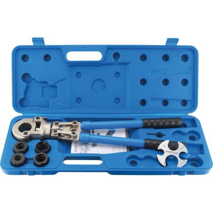 Mechanikus kézi présfogó press fittinghez (TH-kontúr) bőröndben ell. kaliberrel