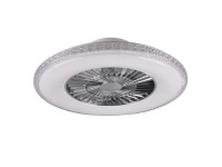 Trio Harstad LED Dim mennyezeti lámpa 60 cm 39,6 W ventilátorral