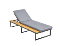 Acamp 57262 Fano napozóágy szürke