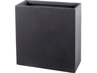 Virágláda 80 cm x 80 cm x 30 cm sötétszürke