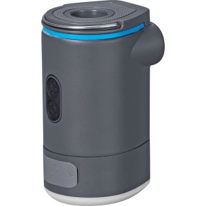 Bestway PowerTouch akkus légpumpa, szürke, töltésjelzővel és adapterekkel különböző szelepekhez.