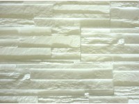 Kőhatású Dekorlap Nevada fehér színű polisztirol 20 cm x 12,5 cm / lap