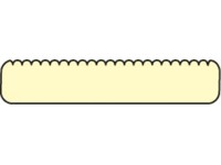 Deszka 1,9 cm x 300 cm x 9,6 cm egyik oldalon bordázott FSC Deszka 1,9 cm x 300 cm x 9,6 cm egyik oldalon bordázott FSC