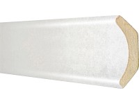 Homorú szegélyléc 22 mm x 22 mm x 2600 mm strukturált fehér fóliázott Homorú szegélyléc 22 mm x 22 mm x 2600 mm strukturált fehér fóliázott