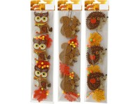 Állatmotívumos girland színes 120 cm többféle változatban Állatmotívumos girland színes 120 cm többféle változatban