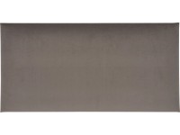 Négyszög alakú fali párna 60 cm x 30 cm bársony sötétszürke