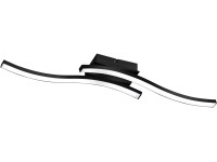 Trio Route LED mennyezeti lámpa 56 cm 2 x 5 W matt fekete