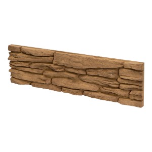 Stegu California barna burkolat, 15x55 cm, beltéri és kültéri használatra. Kőhatású falburkolat.