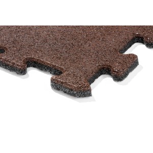 Barna t.b.t. térkő puzzle formában, ideális járdákhoz és teraszokhoz.