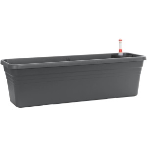 Antracit Florus 60 cm-es virágláda öntözőrendszerrel.