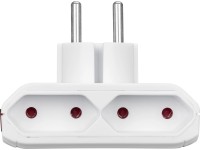 CMI Euro kettes csatlakozó adapter kapcsolóval fehér CMI Euro kettes csatlakozó adapter kapcsolóval fehér