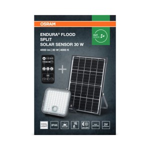 Osram Endura Flood split kültéri napelemes lámpa szenzorral távirányítóval 30W