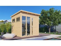 Bertilo Pentus 2 Office kerti ház 234 cm x 226 cm natúr FSC