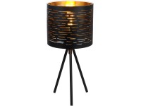 Globo Tunno asztali lámpa fém fekete
