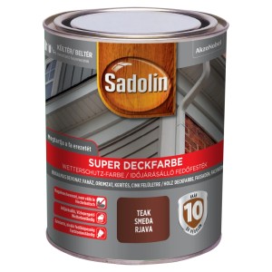 Consolan időjárásálló festék, barna, selyemfényű, 750 ml-es doboz. Kültéri fa festék, akár 10 év védelem.