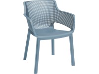 Egymásra rakható szék Keter Elisa műanyag szék kék