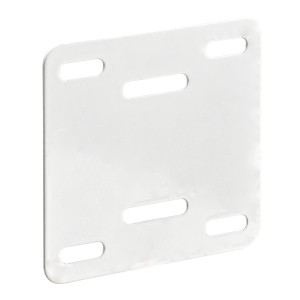 Hettich javítólemez, 60x60mm, fehér, bútorszerelvény rögzítőlapokhoz, 32mm-es furattávolsággal.