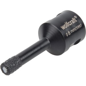 Wolfcraft Gyémánt fúró Ceramic, 8 mm, sarokcsiszolókhoz, csempék fúrásához.