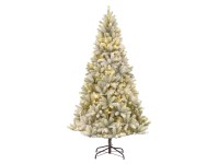 Black Box Nagoya műfenyő 200 LED zöld időzítő fényerőszabályozó 210 x 115 cm