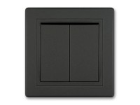 MV5 106+6 dupla alternatív kapcsoló fekete MV5 106+6 dupla alternatív kapcsoló fekete