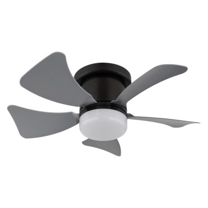 Hines LED fekete mennyezeti ventilátor lámpával 10W