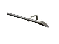 Gardinia Ellipse stílusos karnisgarnitúra, 16/19 mm, nemesacél, 120 cm - 210 cm