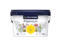 Poli - Farbe Platinum beltéri falfesték diszperziós N60 Nárcisz matt 2,5 l