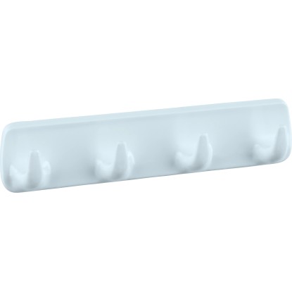 Wenko fogas 19 cm x 4,5 cm x 2,5 cm 4 akasztóval fehér