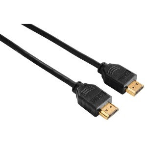 Fekete HDMI kábel audio- és videóátvitelhez.