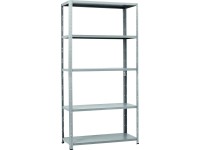 Fémpolcállvány lakkozott 5 polcos 195 cm x 100 cm x 40 cm 65kg terhelhetőség