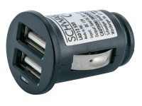 USB töltőadapter gépkocsihoz (12 V) fekete USB töltőadapter gépkocsihoz (12 V) fekete