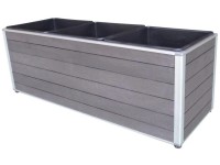Monaco WPC virágláda 78 cm x 27 cm x 27,5 cm antracit