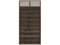 Belátásgátló kerítéselem Wien szürke 180 cm x 90 cm FSC®