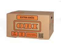 OBI költöztetődoboz extraerős 64 cm x 34 cm x 38 cm OBI költöztetődoboz extraerős 64 cm x 34 cm x 38 cm