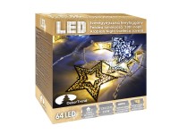 DekorTrend Ezeregyéjszaka fényfüggöny 64 LED, 1,2 m x 1,2 m