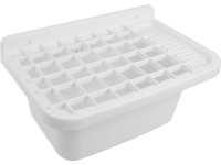 Fali kiöntő fehér műanyag 50 cm Fali kiöntő fehér műanyag 50 cm