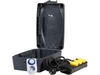 Időjárásálló doboz hármas hálózati elosztóval 8 m