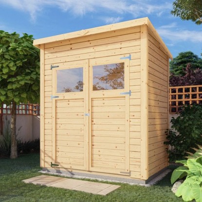 Carlsson Mollie-14 natúr szerszámosház 191 cm x 139 cm