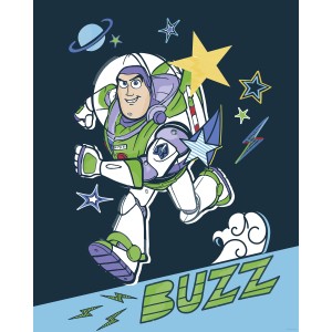 Színes falikép: Disney Toy Story Buzz Lightyear képregény stílusban, 40x50 cm. Gyerekszoba dekoráció.