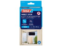 Tesa Insect Stop szúnyogháló Standard tépőzárral 130 cm x 110 cm antracitszürke