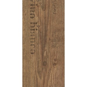Comfort Toscana Flair laminált padló, 7 mm, barna fa mintázattal, olasz feliratokkal.
