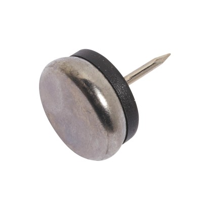 Fém bútoralátét szeggel átmérő 22 mm 8 darab