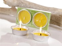 Citronella gyertya alumínium tálban 2 darabos csomag