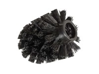 Wenko WC pót kefe fej műanyag fekete  8,5 cm