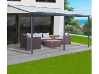 Floraworld terasztető antracitszürke 496 cm x 303 cm Floraworld terasztető antracitszürke 496 cm x 303 cm